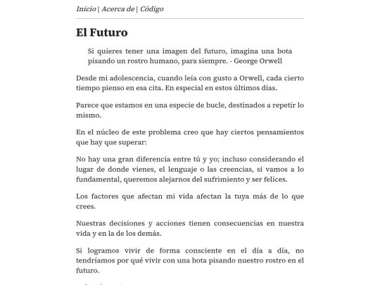 articles/futuro screenshot