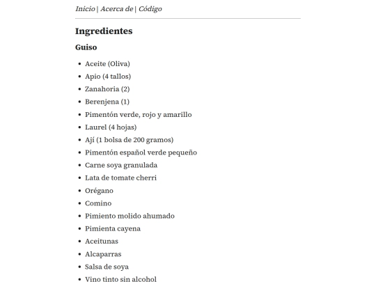 recipes/hallacas screenshot