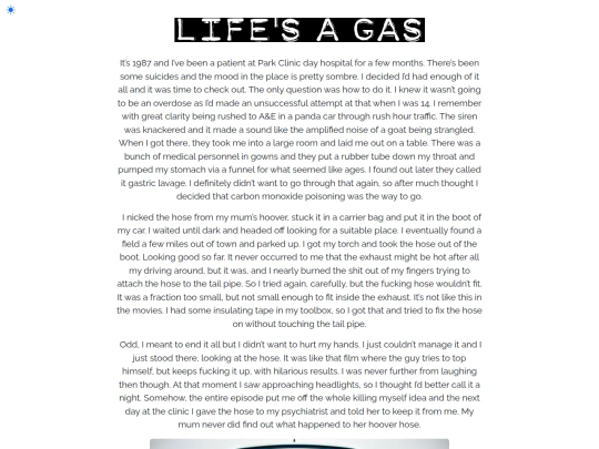 Lifes-a-gas screenshot