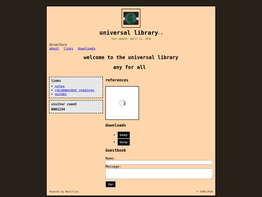 index screenshot