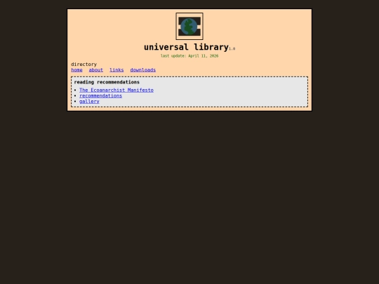 readings/readings screenshot