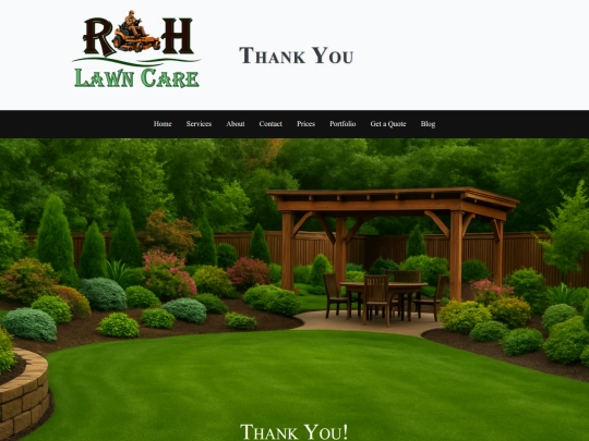 thank-you screenshot