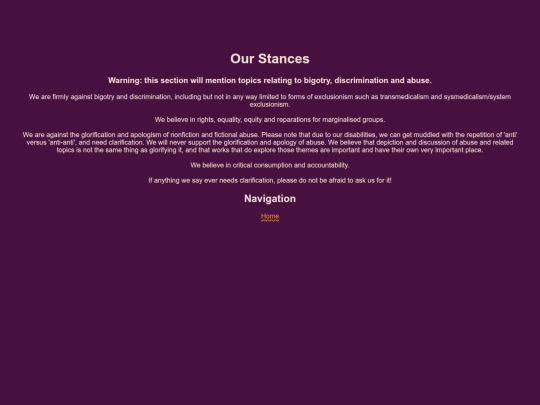 stances screenshot