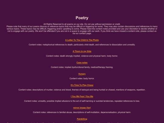 writing/poetry screenshot