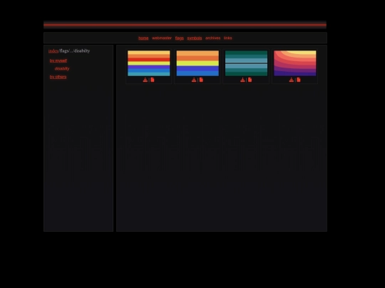 flags/mine/disability screenshot