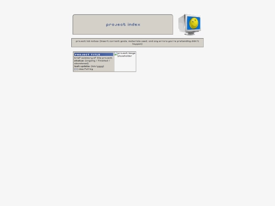 projects screenshot