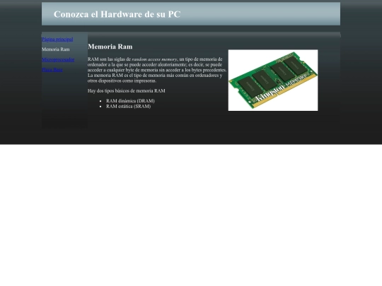 memoriaRam screenshot