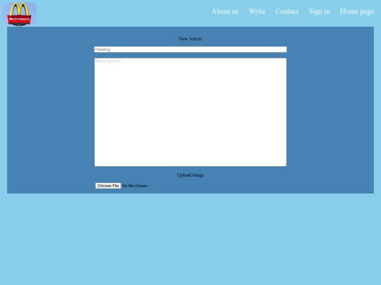 Writearticle screenshot