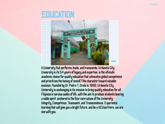 education screenshot