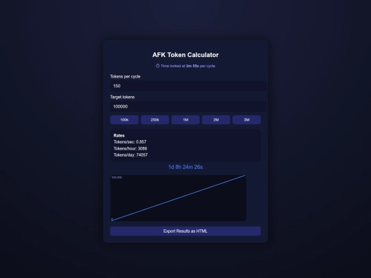 token-calculator screenshot