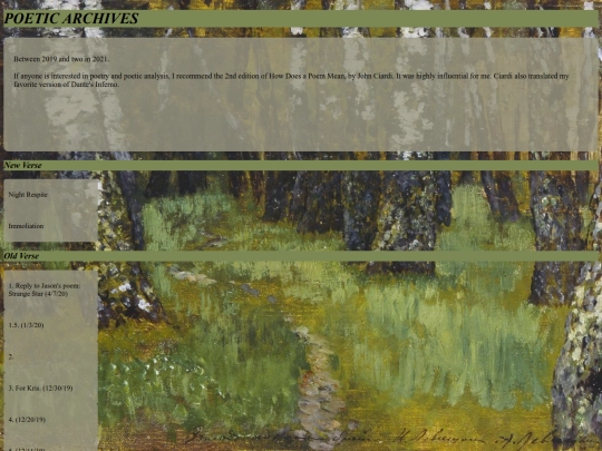 poetry screenshot