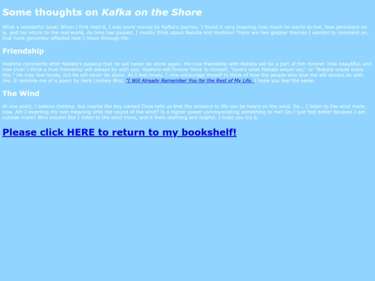 MyBookshelf/KOTSReview screenshot