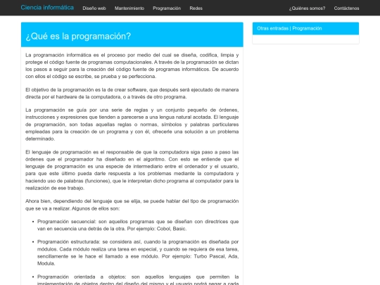 Blog/programming screenshot