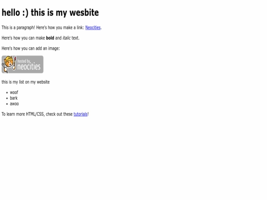 index screenshot