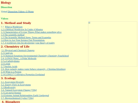 ccs/bio screenshot