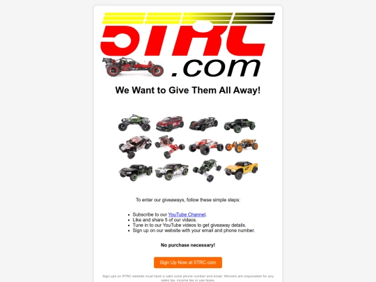 Giveaway screenshot