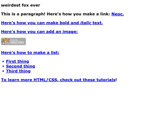 index screenshot