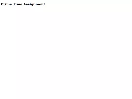 PrimeTimeAssignment screenshot