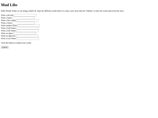 SillySentences screenshot