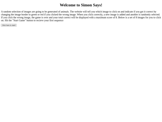 SimonSays/TestPages/Test7 screenshot