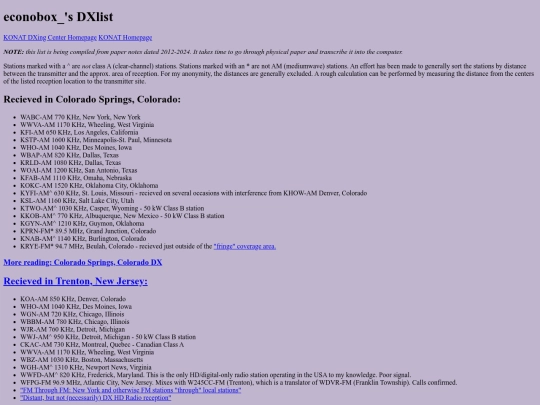 docs/dxlist screenshot