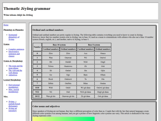 jeyung-grammar/misc-lexic screenshot