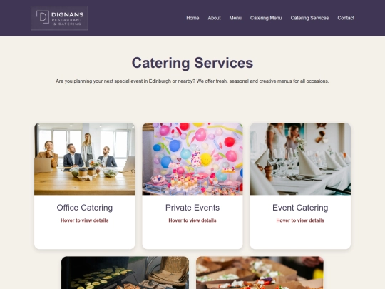 CateringServices screenshot