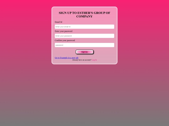 cyber Assignment 2/signup screenshot