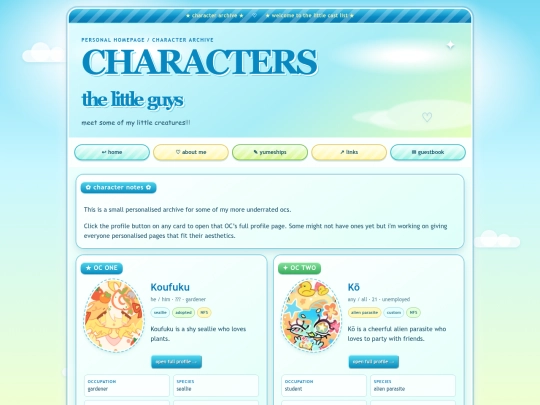 characters screenshot