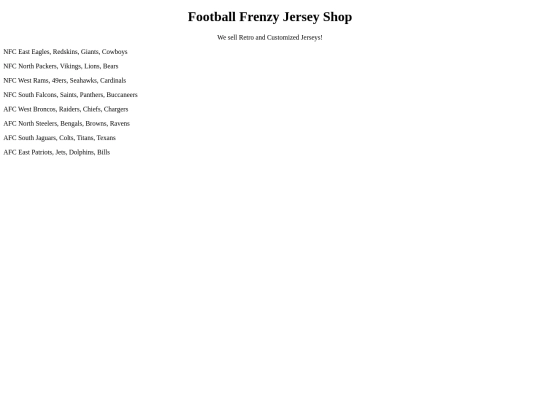 Jersey_Shop screenshot