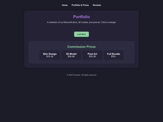 portfolio screenshot