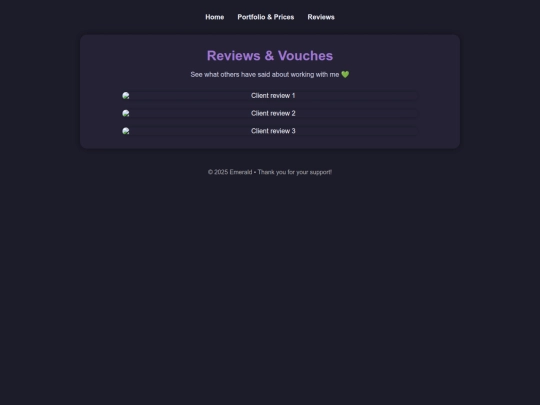 vouches screenshot