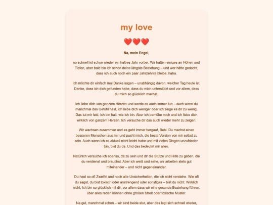 MyLove screenshot