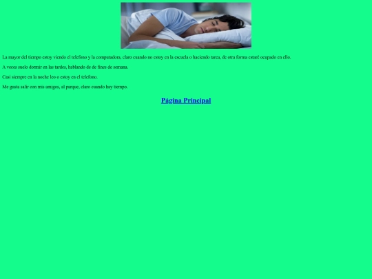 curriculum/pasatiempo screenshot
