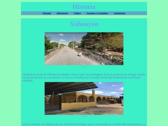 xohuayan/pagin/Historia screenshot