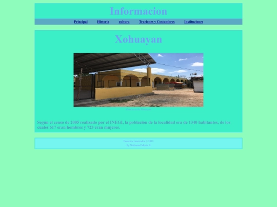 xohuayan/pagin/informacion screenshot