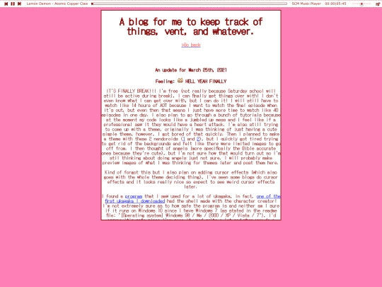 blog screenshot