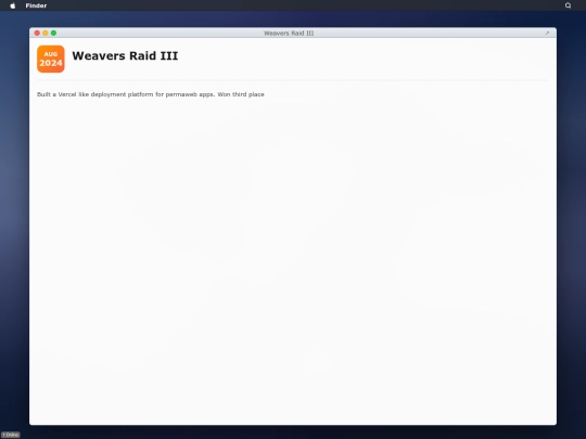 timeline/2024.weavers3 screenshot