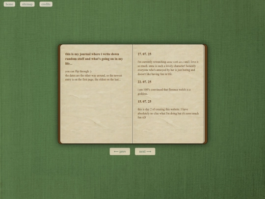 journal screenshot