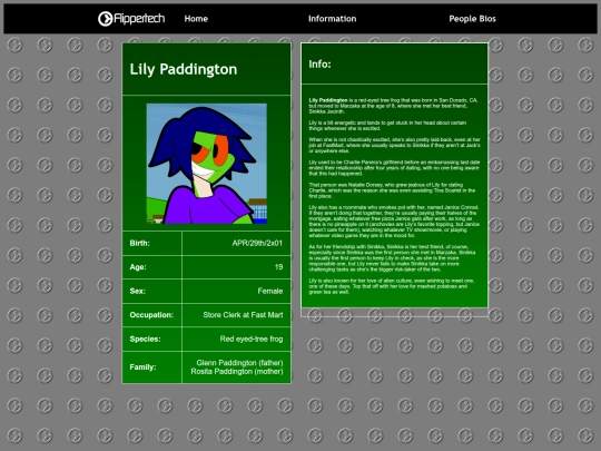 sinikka/bios/lily screenshot