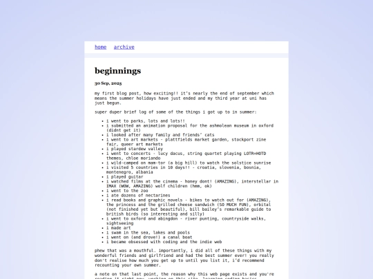 blog/posts/2025-09-30-beginnings screenshot