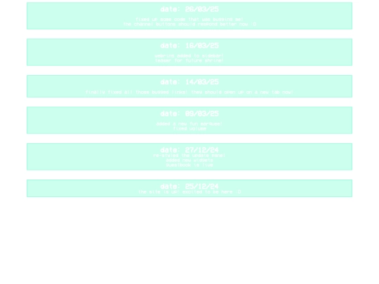 updates screenshot