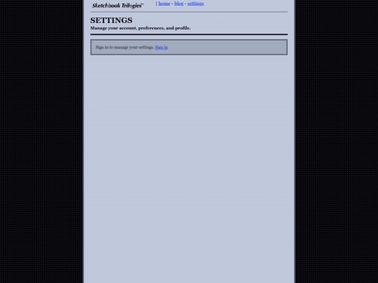 settings screenshot