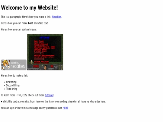 index screenshot