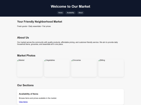 Market/public screenshot