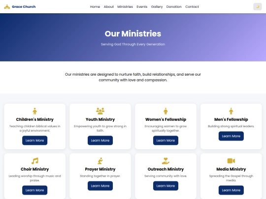 chruchmobile/ministries screenshot