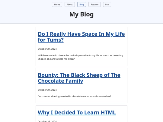 blog screenshot