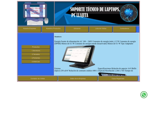 tabla/paginas/minitores screenshot