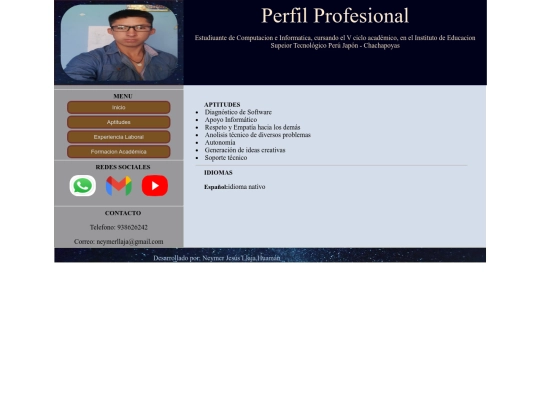 trabajos/paginas/aptitudes screenshot