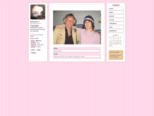 subpages/guestbook screenshot
